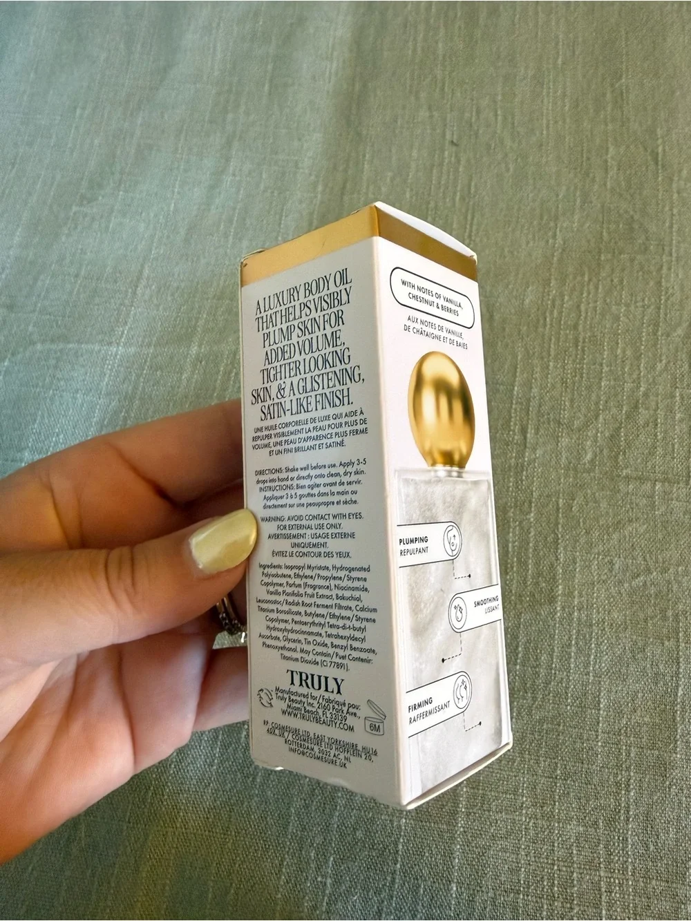 Truly Vanilla Baby Luxury Body Oil